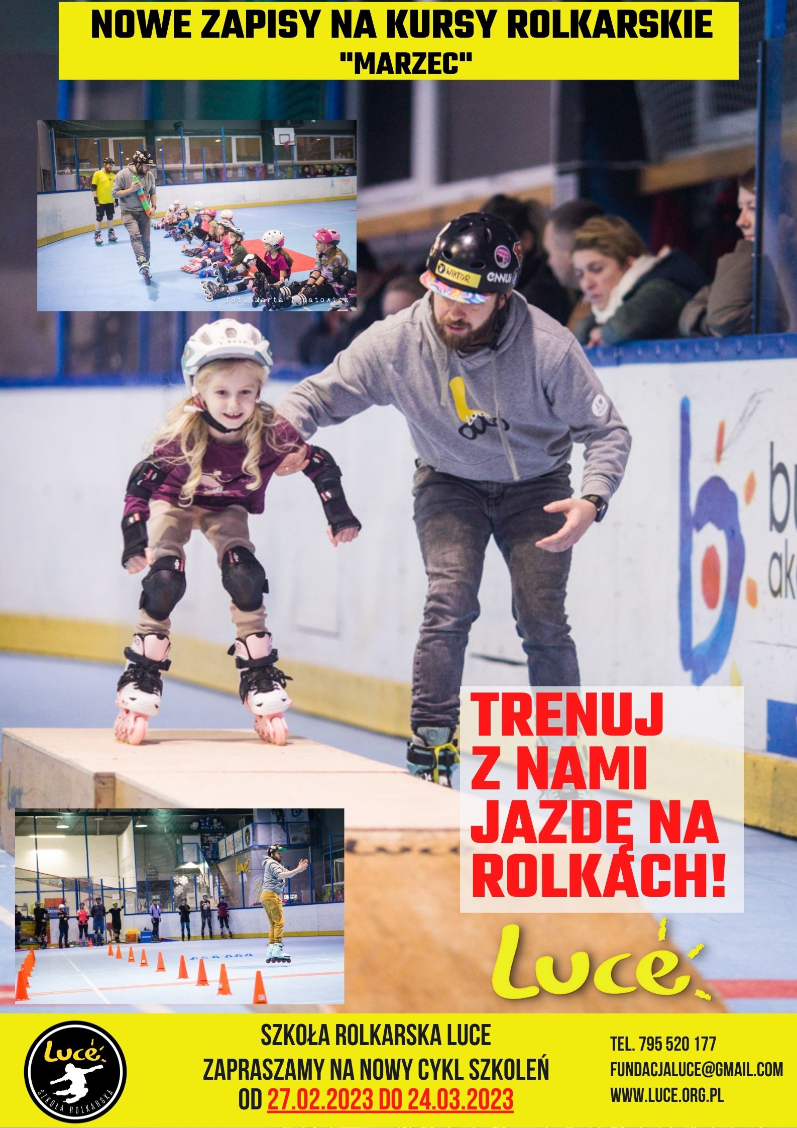 Nowy cykl kursów rolkowych od 27 Lutego ! Bielsko-Biała